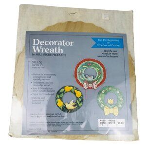 Vintage Wooden Wreath Kit Decorator Wreath By Mill Store Products 2 Piece Craft
